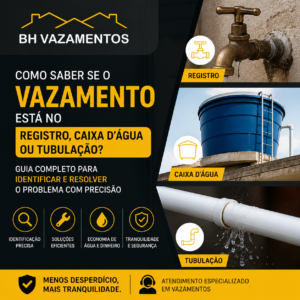 Como saber se o vazamento está no registro, caixa d’água ou tubulação Guia completo para identificar e resolver o problema com precisão